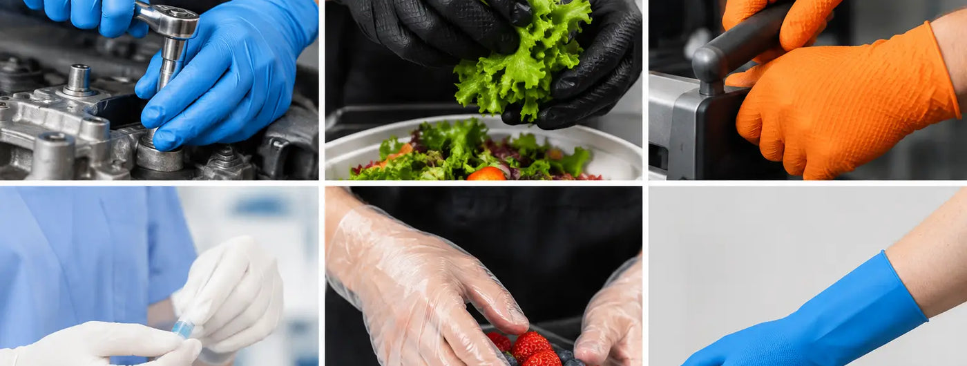 Nitrile Glove Color Selection Guide for Every Job