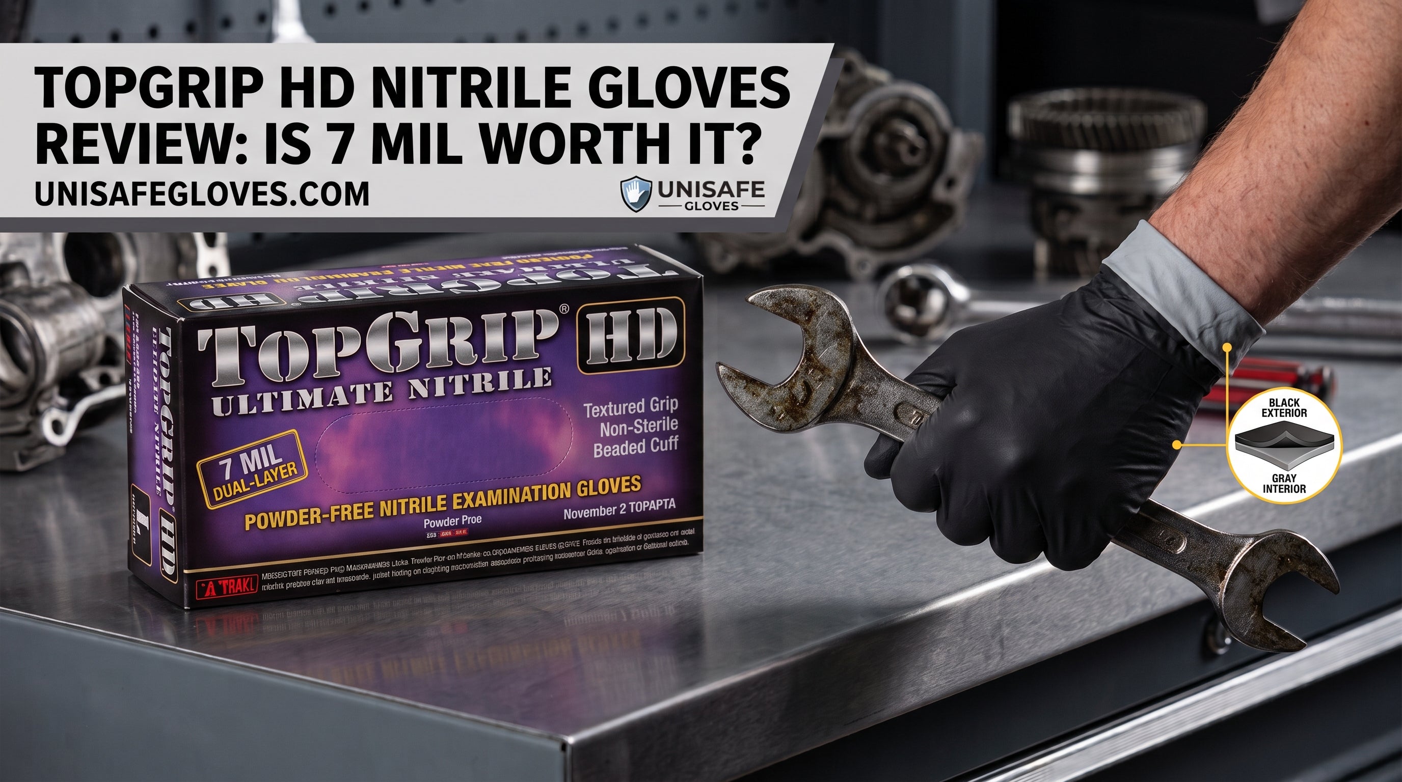 TopGrip HD Nitrile Gloves Review: Is 7 Mil Worth It?