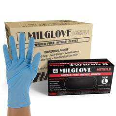 N4MLGS-CS, N4MLGM-CS, N4MLGL-CS, N4MLGXL-CS, N4MLGXXL-CS
4 MilGlove Powder Free Nitrile Gloves, Case - UNISAFE GLOVES