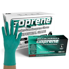 GP888M-CS, GP888L-CS, Goprene Powder Free Industrial Grade Neoprene Gloves, Case - UNISAFE GLOVES
