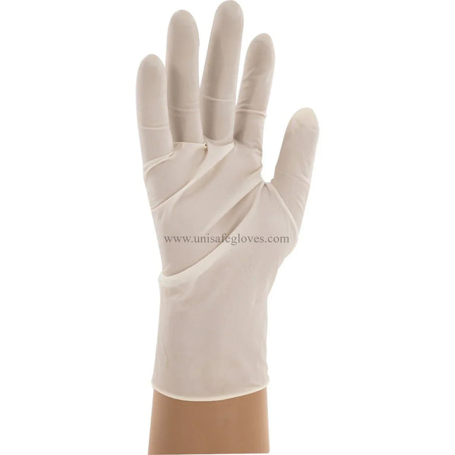 SPRX500S-CS, SPRX500M-CS, SPRX500L-CS, SPRX500XL-CS, Super-X Powder Free Latex Examination Gloves, Case - UNISAFE GLOVES