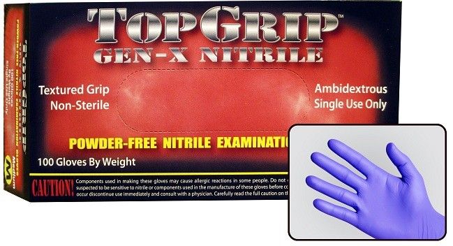TopGrip GenX Powder Free Nitrile Exam Gloves