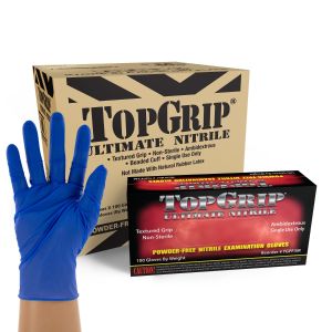 TopGrip GenX Powder Free Nitrile Exam Gloves, Case, Size Medium