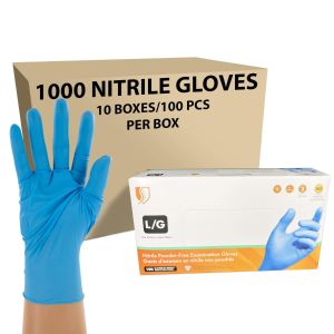 UniSafe Powder Free Nitrile Gloves, Case