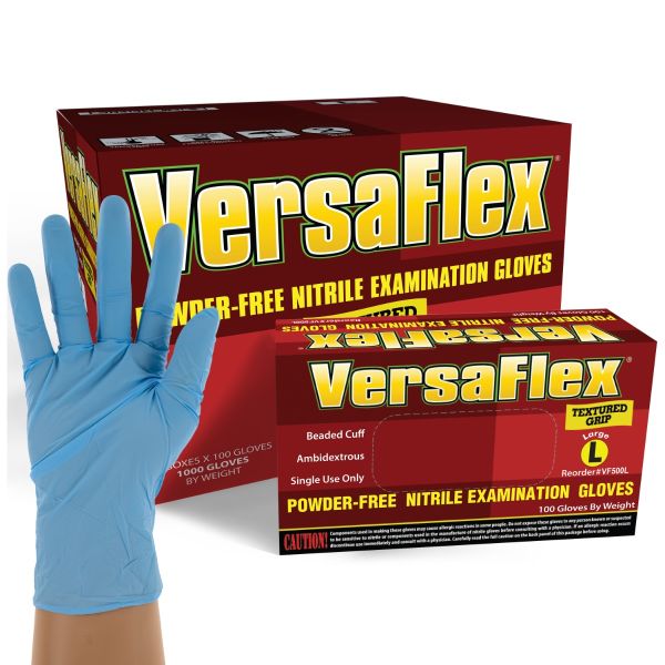 Red best sale disposable gloves