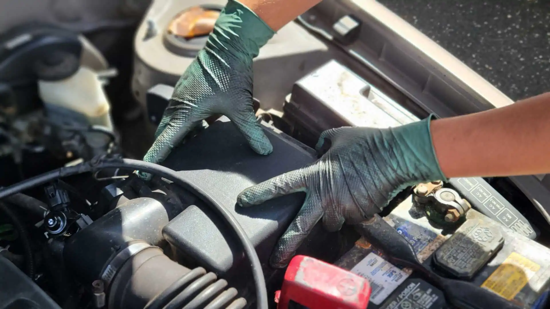 Glovezilla 8.5 Mil Dual-Layer Heavy Duty Nitrile Gloves. Buy Now.